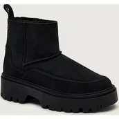 Śniegowce damskie - Tommy Hilfiger Śniegowce zamsz - miniaturka - grafika 1