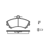 Klocki hamulcowe - RoadHouse Zestaw klocków hamulcowych, hamulce tarczowe 2590.21 - miniaturka - grafika 1