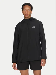 adidas Kurtka do biegania Run It IL7230 Czarny Regular Fit - Kurtki i kamizelki sportowe męskie - miniaturka - grafika 1