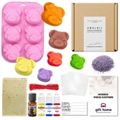 Kosmetyki kąpielowe dla dzieci - Zestaw DIY MYDLANE MISIE do robienia mydełek dla dzieci kreatywny prezent - miniaturka - grafika 1