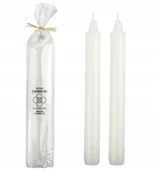 Świece - Świece intencyjne świece rytualne CZYSTOŚĆ zestaw białych świec 2 sztuki - miniaturka - grafika 1