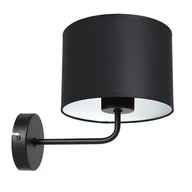 Lampy ścienne - Luminex Arden 3467 kinkiet lampa ścienna 1x60W E27 czarny/biały - miniaturka - grafika 1