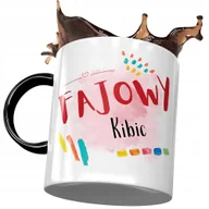 Kubki - Kubek Czarny Dla Kibica Fajowy Kibic na Prezent z Nadrukiem ze Zdjęciem + Opakowanie na prezent (wzór 02) - miniaturka - grafika 1