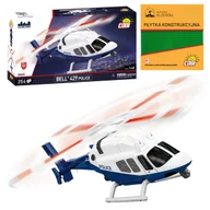 Klocki - KLOCKI COBI 26630 Helikopter Model Bell 429- Police ACTION TOWN 254 El. + PŁYTKA - miniaturka - grafika 1
