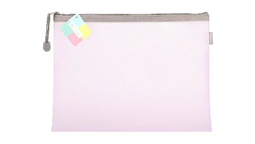 Saszetka Na Zamek A4 Eva Pastel Różowy