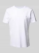 Koszulki męskie - T-shirt z detalem z logo - miniaturka - grafika 1