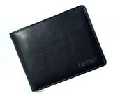 Portfele - BARTEX 10207M klasyczny skórzany portfel męski granatowy 10207M - miniaturka - grafika 1