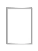 Systemy ekspozycyjne i znaki informacyjne - Magnetoplan Koszulka magnetyczna A4 ramka srebrny 5szt 1130332 - miniaturka - grafika 1