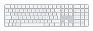 Klawiatury - Apple Magic klawiatura Uniwersalne USB + Bluetooth QWERTY Hiszpański Biały MXK73Y/A - miniaturka - grafika 1
