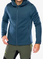 Bluzy sportowe męskie - Bluza polarowa Salomon Essential Midwarm HD - midnight navy - miniaturka - grafika 1