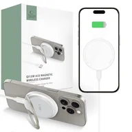 Ładowarki do telefonów - Ładowarka indukcyjna TECH-PROTECT QI15W-A33 Magnetic Magsafe 15W Biały - miniaturka - grafika 1