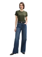 Koszulki i topy damskie - Tom Tailor Koszulka w kolorze khaki - miniaturka - grafika 1