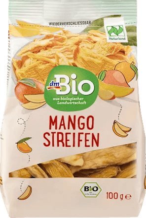 Mango suszone w plastrach, 100 g