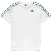 Koszulki męskie - Kappa Coen Slim 222 Band Tee Wygodna i stylowa koszulka techniczna, kolor biały i zielony, rozmiar 2XL - miniaturka - grafika 1