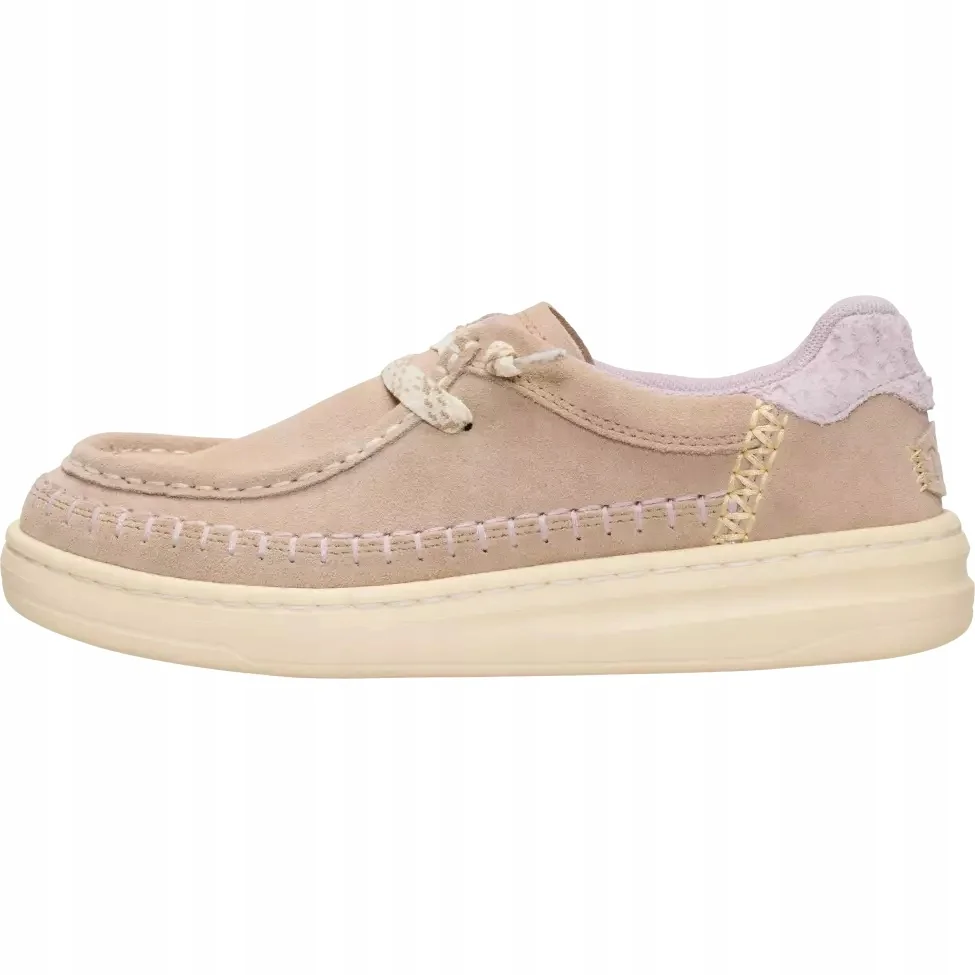 HeyDude Damskie Buty Mokasyny Wsuwane Zamszowe Harper Moc Suede 42