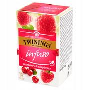 Herbata - Twinings Infuso Herbata żurawina malina 20 torebek - miniaturka - grafika 1