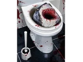 Halloween - Naklejka na deskę toaletową Rekin na Halloween - miniaturka - grafika 1