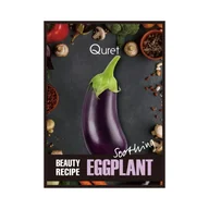 Maseczki do twarzy - Quret Beauty Recipe kojąca maska w płachcie Bakłażan 25g - miniaturka - grafika 1