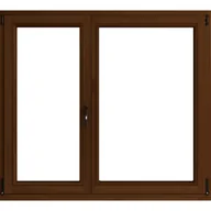 Okna - Lupol 3-szybowe fasadowe lakier kolor orzech O19 90 RU/R 1465x1135 mm - miniaturka - grafika 1