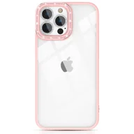 Etui i futerały do telefonów - Kingxbar Sparkle Series etui iPhone 13 Pro z kryształami obudowa pokrowiec na tył plecki różowy - miniaturka - grafika 1