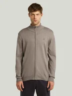 Swetry męskie - G-Star Kardigan w kolorze szarobrązowym - miniaturka - grafika 1