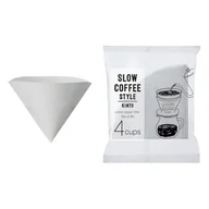 Zaparzacze i kawiarki - Papierowe filtry Kinto Slow Coffee Style 4 filiżanki - miniaturka - grafika 1