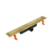 Odpływy liniowe - Odpływ liniowy prysznicowy złoty 700 GERMANLINE - miniaturka - grafika 1