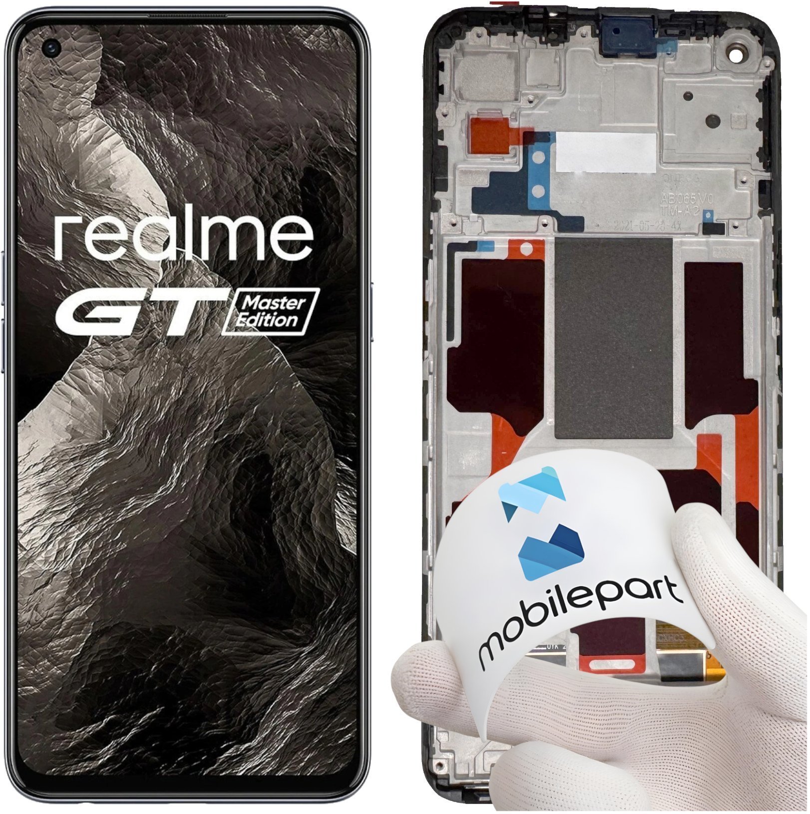 Wyświetlacz do Realme GT Master Edition LCD RMX3363 Ekran Oled Ramka
