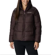Kurtki i kamizelki sportowe damskie - Columbia Columbia Puffect Jacket 1864781203 Bordowe L - miniaturka - grafika 1