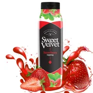 Dodatki do ciast w proszku - Sos do deserów Neverland Truskawka 1 kg Sweet Velvet  polewa lody gofry - miniaturka - grafika 1