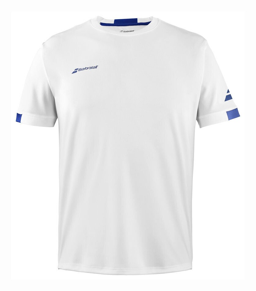 Koszulka męska Babolat Play Crew Neck Tee Men White/White XXL
