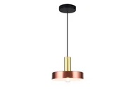 Lampy sufitowe - Lampa wisząca SELVIA2 E27 - czarny/miedziany - miniaturka - grafika 1