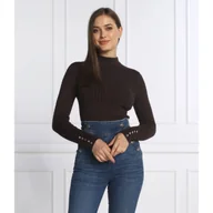 Swetry damskie - GUESS Sweter BETTIE | Slim Fit - miniaturka - grafika 1