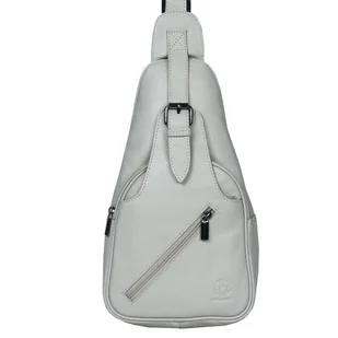 Plecak miejski crossbody damski skórzany beżowy - Torebki damskie Plecak miejski crossbody damski skórzany beżowy - Torebki damskie - miniaturka - grafika 1