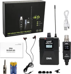 DNA DNA IN-EAR GO system bezprzewodowy nagłośnienia odsłuch douszny - Inne akcesoria dla DJ - miniaturka - grafika 1