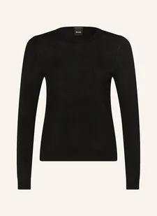 Boss Sweter Ferpina schwarz - BOSS - Swetry damskie - miniaturka - grafika 1