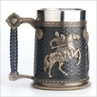 Kufel KRZYŻOWIEC I SALADIN VERONESE WU77659A4 - Figurki dekoracyjne - miniaturka - grafika 1