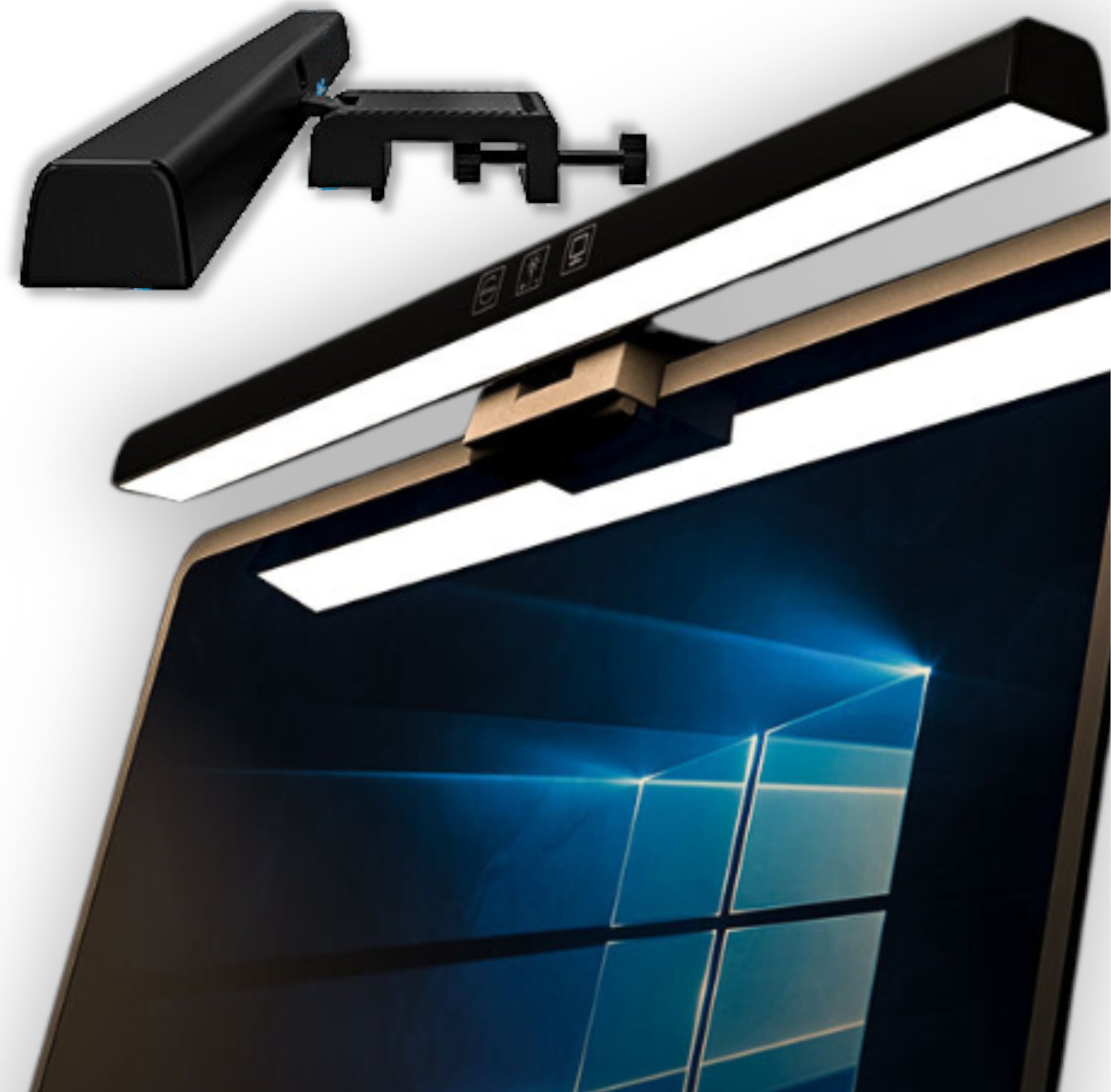 HAMA LAMPKA LED BIURKOWA NA MONITOR EKRAN KOMPUTERA LAPTOPA REGULACJA BARWY USB [Sl-01]