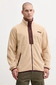 Bluzy męskie - Columbia bluza polarowa Backbowl II Full Zip Fleece kolor beżowy gładka 2090851 - miniaturka - grafika 1