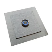 Dzwonki i gongi - MT3CH Przycisk dzwonka do drzwi/domofonu INOX-INOX LED 9/12/24/230V MR/P/03 - miniaturka - grafika 1