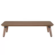 Uchwyty do monitorów - Podstawka drewniana pod monitor / laptop Maclean MC-930 (500x240x120mm), kolor czarny orzech, max. 20kg - miniaturka - grafika 1