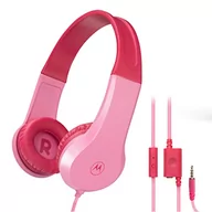 Słuchawki - Motorola Sound JR200 różowe - miniaturka - grafika 1