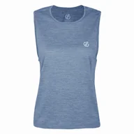 Koszulki sportowe damskie - Damski podkoszulek Dare 2b Meditate Crop Top Rozmiar: XXL / Kolor: niebieski - miniaturka - grafika 1
