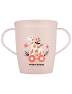 Kubki dla dzieci - Canpol Babies Kubek z uchwytami Toys 250 ml koralowy - miniaturka - grafika 1