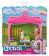 Lalki dla dziewczynek - Mattel Barbie Chelsea Lalka altanka FDB32 FDB34 - miniaturka - grafika 1