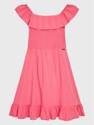 Sukienki i spódniczki dla dziewczynek - Guess Sukienka letnia J3GK36 WFBN0 Różowy Regular Fit - miniaturka - grafika 1