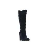 Kozaki damskie - Buty damskie Tommy Hilfiger High Suede HG 3B kozaki skórzane zamszowe-40 - miniaturka - grafika 1
