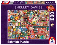 Puzzle - Schmidt Puzzle PQ 1000 Shelley Davies Gry planszowe retro - - miniaturka - grafika 1