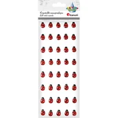 Pozostałe akcesoria dla plastyków - Titanum Kryształki samoprzylepne biedronki 9x14mm 50szt - miniaturka - grafika 1