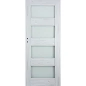 Drzwi wewnętrzne - Skrzydło drzwiowe Syriusz silver pokój 70 P - miniaturka - grafika 1